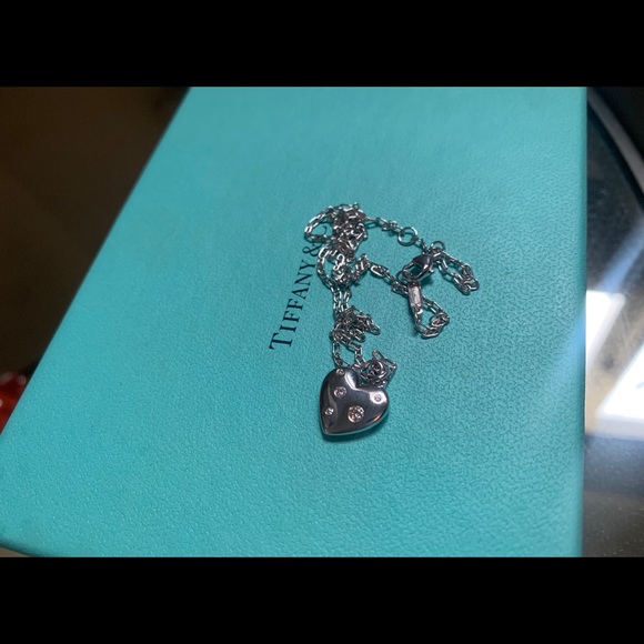 Tiffany and Co 18k white gold etoile necklace diamonds RARE - Picture 2 of 7